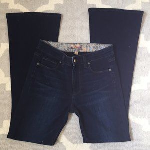 Paige jeans dark wash flare leg, 28